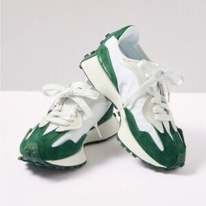New Balance Green and White Women's Sneakers